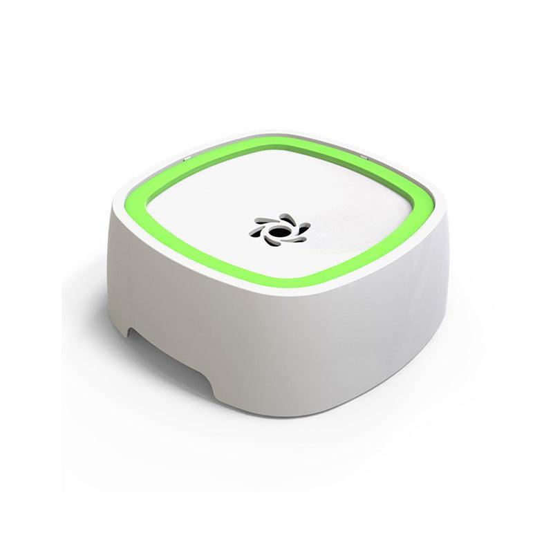 White electronic device with green border on a white background