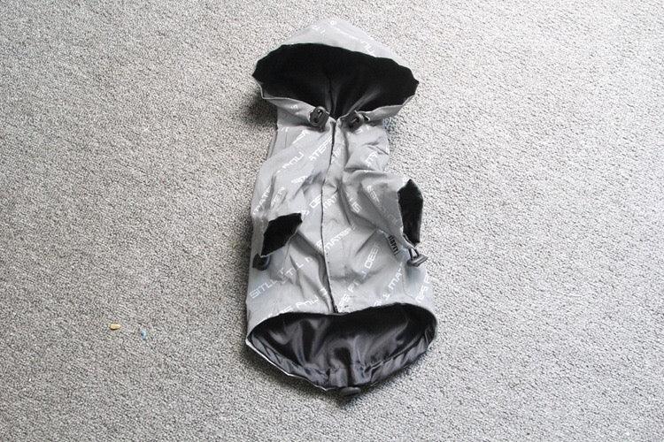 Reflective Waterproof Pet Raincoat Jacket