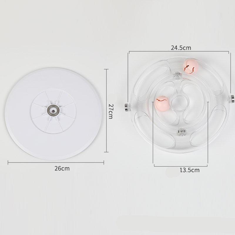 Measurement chart of a circular object with dimensions labeled on a white background